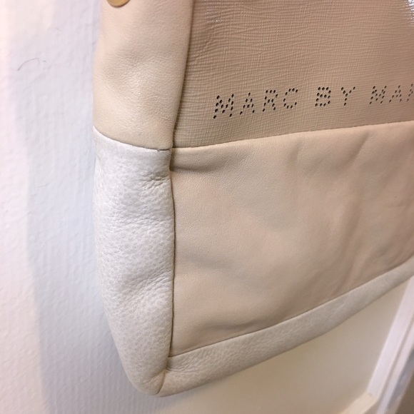 Marc by Marc Jacobs / bone tan leather & suede chain bag - Picture 7 of 11
